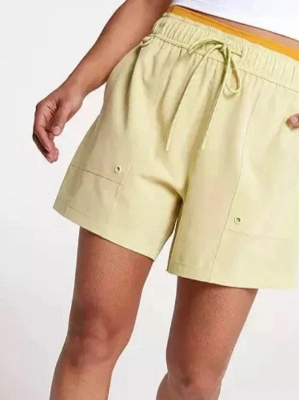 NEW Calia High-Rise Hike Yellow Short XS